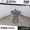 Table DAR 70 cm