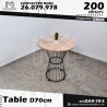 Table DAR 70 cm