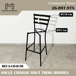 Tabouret Trois Bandes