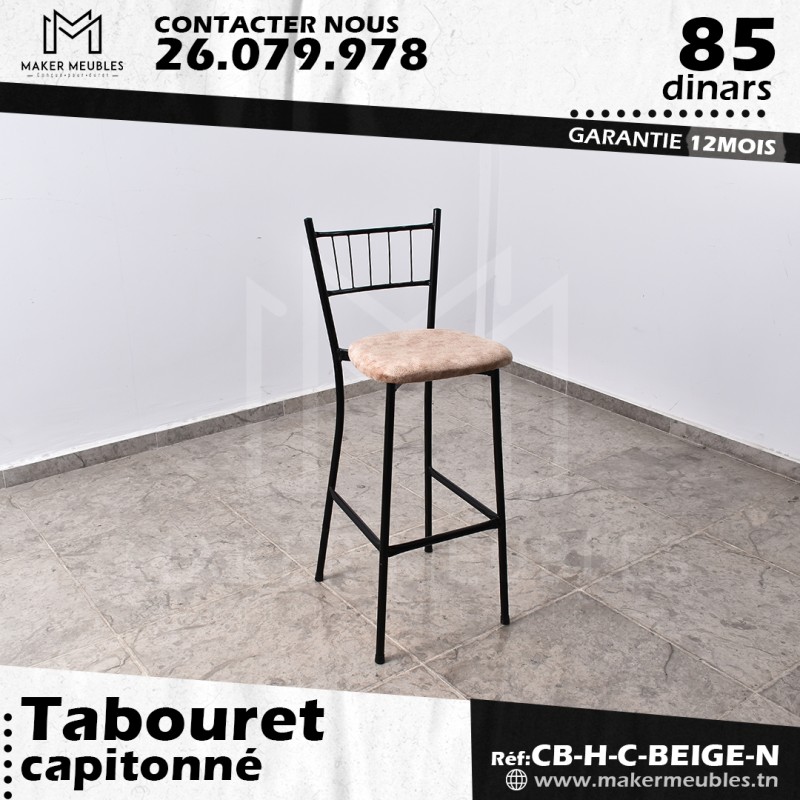 Tabouret Chaises CB capitonnée