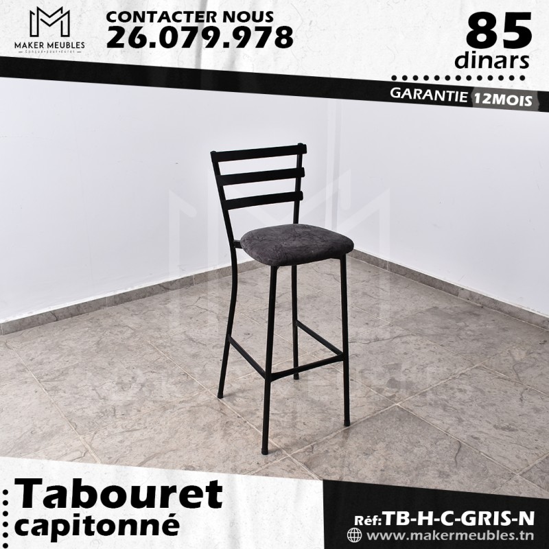 Tabouret Chaises TB capitonnée