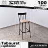 Tabouret Chaises Supper capitonnée