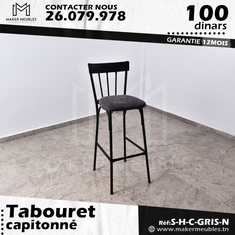 Tabouret Chaises Supper capitonnée