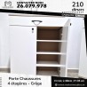 Porte Chaussures - Gris