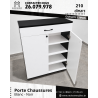 Pack Table TV + Porte Chaussures- Noir