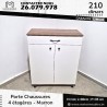 Pack Table TV + Porte Chaussures- Marron